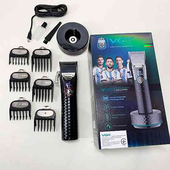 Акумуляторна машинка для стрижки і укладання волосся, Електромашинка для волосся, Тример бездротовий CW-67 Львів