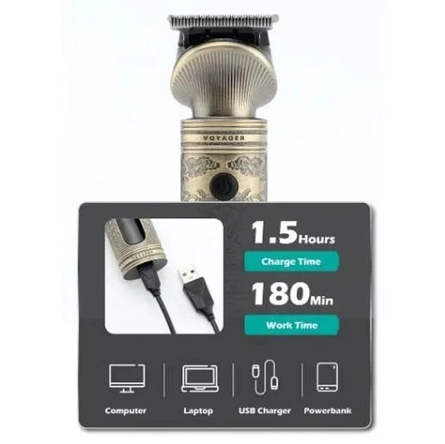 Професійний набір для догляду за тілом VGR V-106 6 в 1 тример машинка бритва LED акумулятор Одеса - фото 4