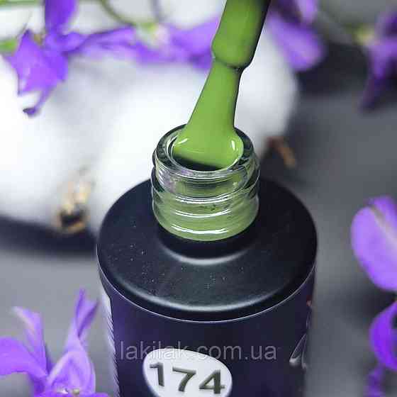 Гель-лак для нігтів Bee Nails 174 (травневий зелений) 8мл Херсон