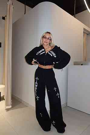 Жіночий стильний трендовий костюм двійка  трьохнитка на флісі Одеса