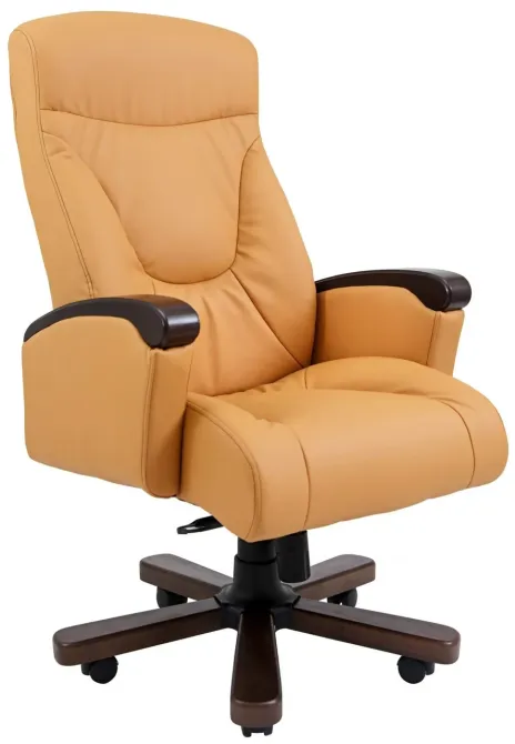 Офісне Крісло Керівника Richman Boss Fly 2238/2239 Wood М3 MultiBlock Бежевий Київ - фото 1