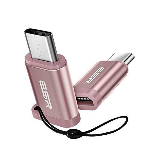 Перехідник Micro USB до USB-C ESR (Рожевий) Миколаїв - фото 2