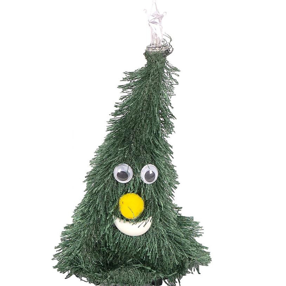 Іграшка механічна "Ялинка" СХ-8, музика, танець, зеленого кольору Вінниця - фото 1