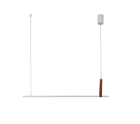 VALESO Підвісний світлодіодний світильник G 2810/1100 44W Білий+Штучна шкіра Коломыя