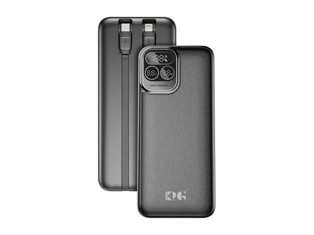 Powerbank KP KPG-501 50000mAh 22.5Вт з індикатором заряду та багаторівневим захистом для гаджетів Одеса - фото 2