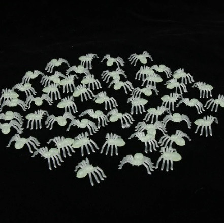 Павуки на Хелловін фосфорні 48 штук 2 на 1 см салатовий Київ - фото 4