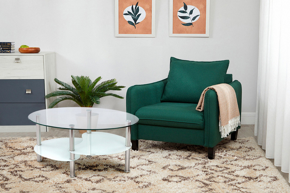 Стіл журнальний Ненсі XS-3191, білий Київ - фото 3