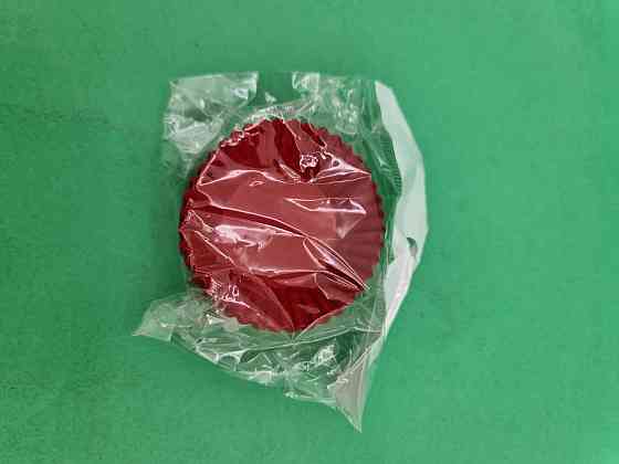 Тартолетка для чізкейк "Кругла червона"D40 H21 (100шт)/5/ (1 уп.) Харків