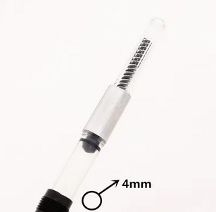 Ручка чорнильна чорна Київ - фото 2