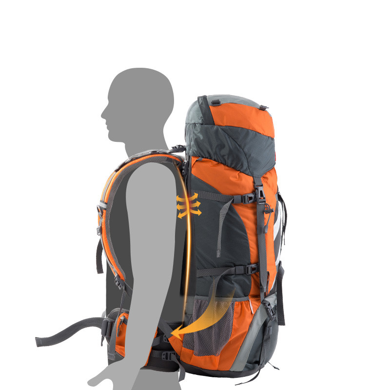 Рюкзак туристичний Naturehike NH70B070-B, 70 л + 5 л, блакитний Київ - фото 12
