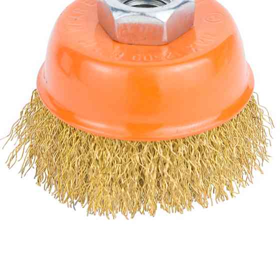 Grad Щетка проволочная чашеобразная Ø65мм М14×2мм (латунированная) GRAD (9033065) Коломия