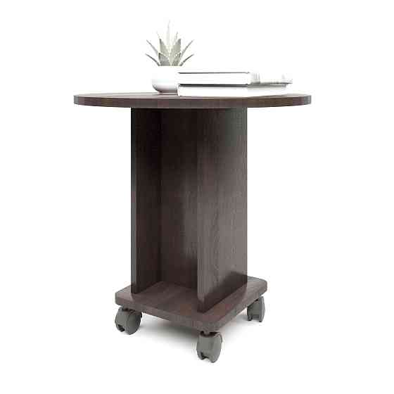 Стіл журнальний на колесах Еверест Візит венге темний (DTM-2128) Дніпро