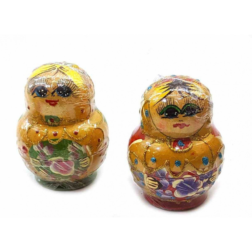 Статуетка матрьошка дерев'яна 5 шт Київ - фото 2