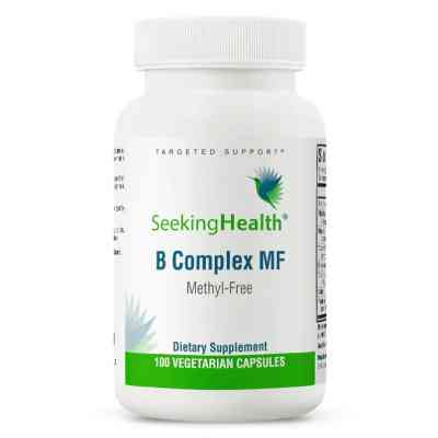 Вітамін Seeking Health B-Комплекс без метилу, B Complex MF, 100 капсул (SKH-52160) Вінниця