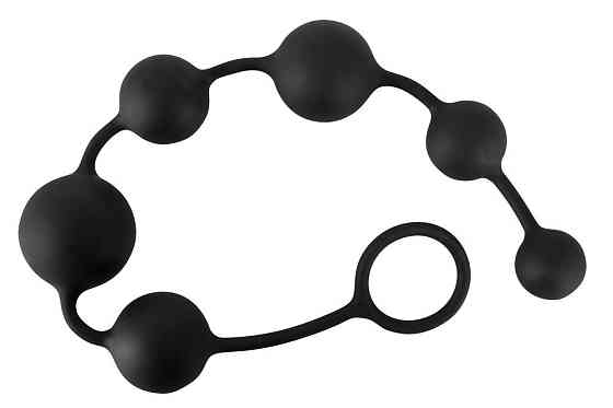Анальні кульки - Black Velvets Anal Beads Sex Aura Київ