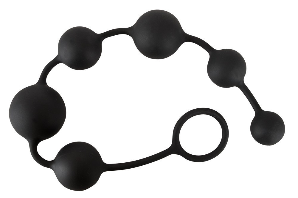 Анальні кульки - Black Velvets Anal Beads Sex Aura Київ - фото 4