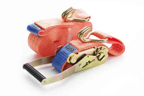 Ремінь стяжний СИЛА 3Т 8м х 50мм з пластиковою ручкою — надійне кріплення вантажу Харків