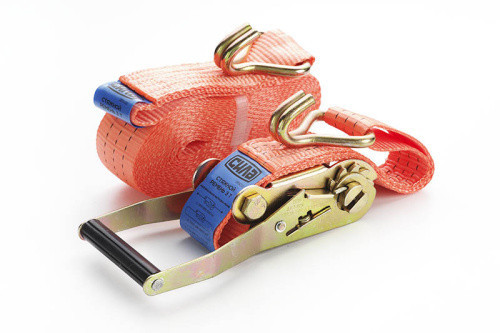 Ремінь стяжний СИЛА 3Т 8м х 50мм з пластиковою ручкою — надійне кріплення вантажу Харків - фото 1