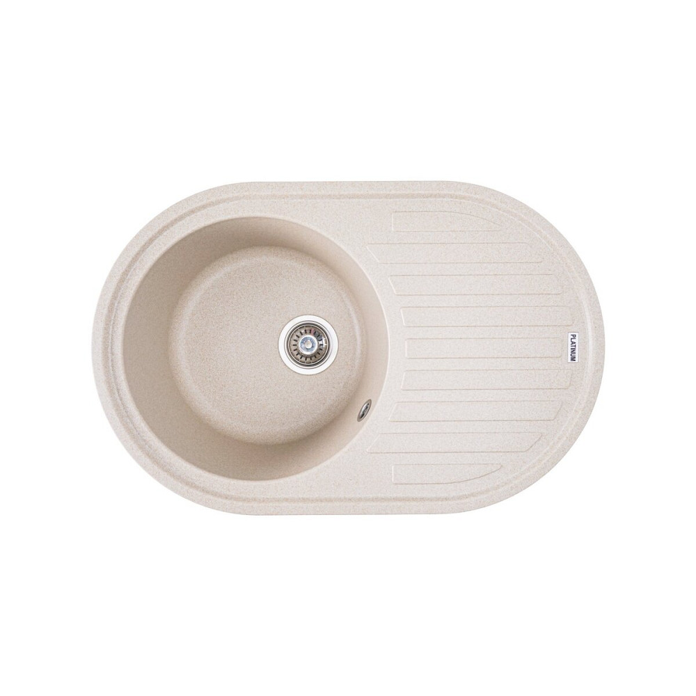 Гранітна мийка для кухні Platinum 7750 LIRA матова Сафарі Коломия - фото 1