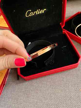 Cartier браслет love с отверткой лимонное золото с упаковкой / Картье браслет в подарочной упаковке Одесса