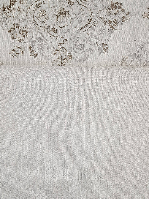 Обои виниловые на флизелине AS creation Garda 1.06Х10.05 однотонные эффект потертости белые с серым Киев - изображение 2