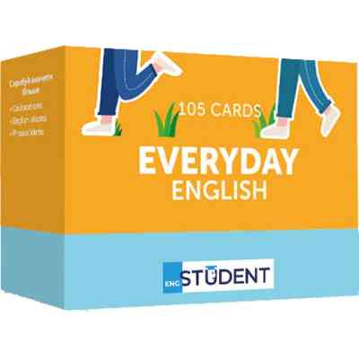 Обучающий набор English Student Карточки для изучения английского языка Everyday English, украинский (591225963) Винница
