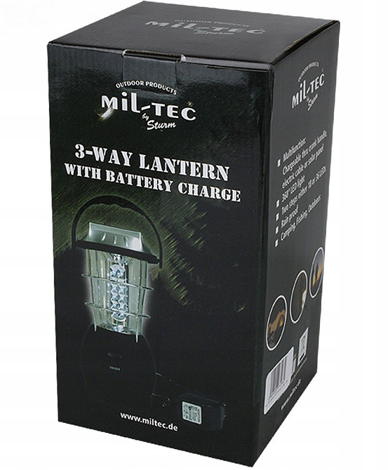 Аккумуляторный Фонарь - лампа 36 светодиодов 3-Way подвесной Mil-Tec (15196100) Нововолынск - изображение 8