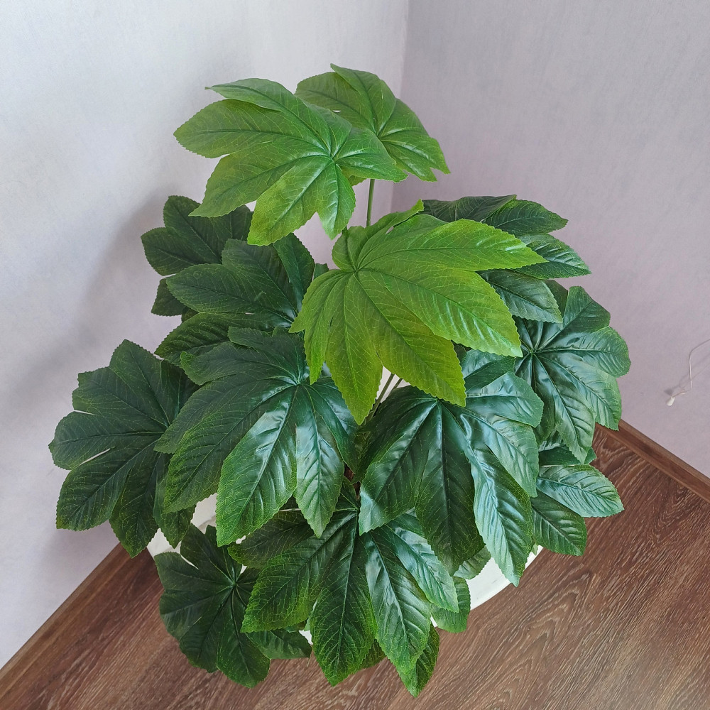 Штучний кущ Фатсіі із латексу Дніпро - фото 2