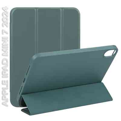 Чехол для планшета BeCover Tri Fold Soft TPU BeCover Apple iPad Mini 7 2024 Dark Green (712445) Винница