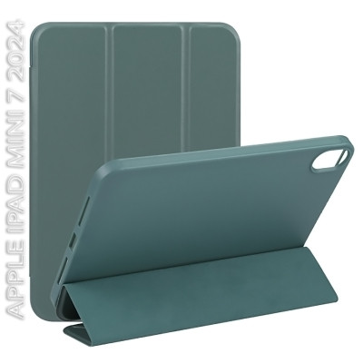 Чехол для планшета BeCover Tri Fold Soft TPU BeCover Apple iPad Mini 7 2024 Dark Green (712445) Винница - изображение 1