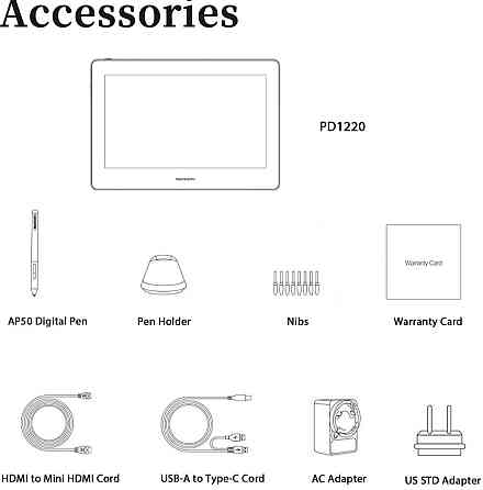 Планшет Графический GAOMON PD1220 11.6