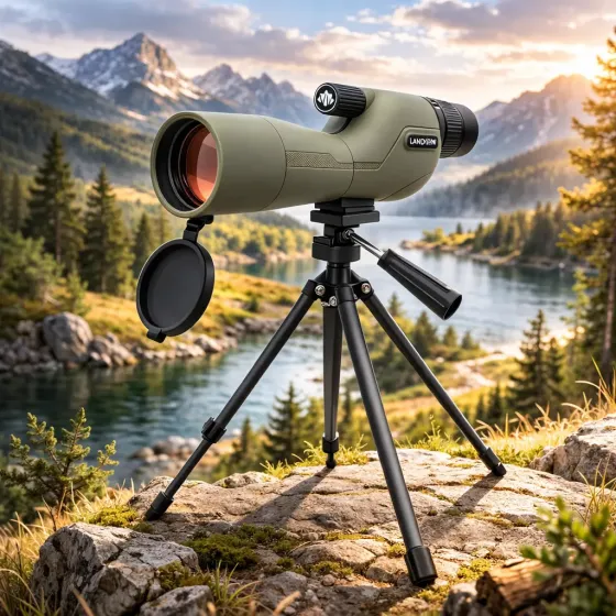 Монокуляр 25-75x60 с широким углом обзора, влагозащитой и штативом Коломыя