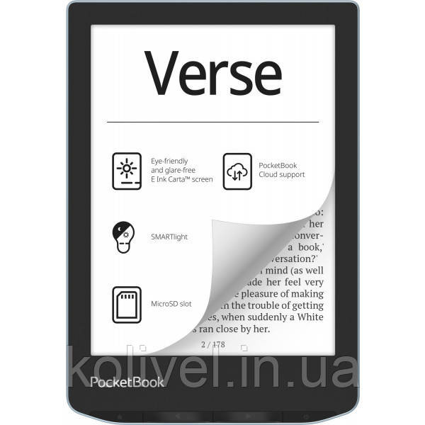 Електронна книжка PocketBook Verse (PB629) Bright Blue (PB629-2-CIS) Київ - фото 1