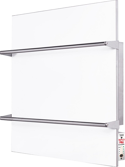 Електрична рушникосушарка керамічна TCMT-T 250 (білий) 603х603х15 Тернопіль - фото 1