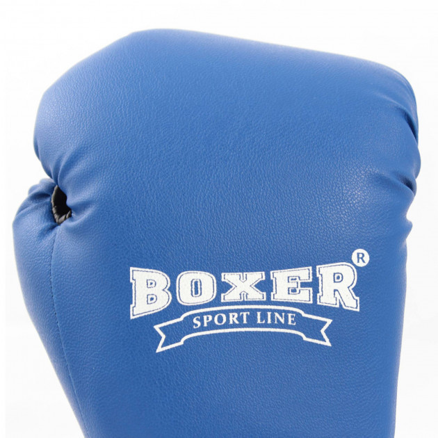 Перчатки боксерские BOXER 6 oz Кожвинил Вишнёвое - изображение 2