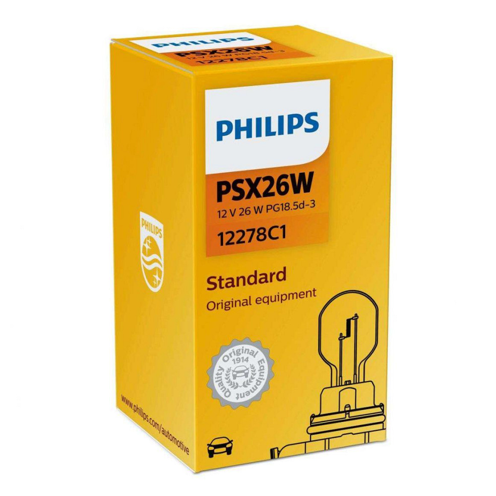 Галогенова лампа PHILIPS 12278C1 PSX26W 26 W 12 V PG18.5d-3 Харків - фото 3