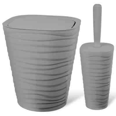 Набір для ванної кімнати Planet Household Welle 2 предмети сірий (6903) Вінниця