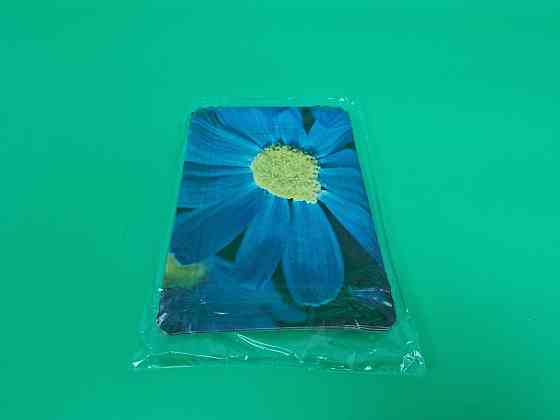 Тарілки святкові паперові 15 * 22 см "No18" Синя Ромашка 10 шт (1 пачка) Харків