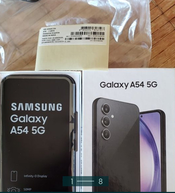 Телефон Новий: Samsung Galaxy A54 6/128Gb. Grafit Київ - фото 8