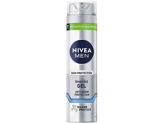 Гель для бритья 200мл Серебряная защита для мужчин ТМ NIVEA Киев