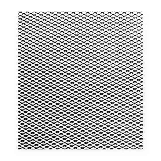 Сітка декор. "захист радіатора" №2 чорний 100х20см (середній осередок) Мукачево