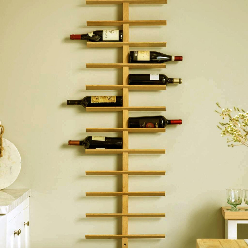 Настенная винная полка 