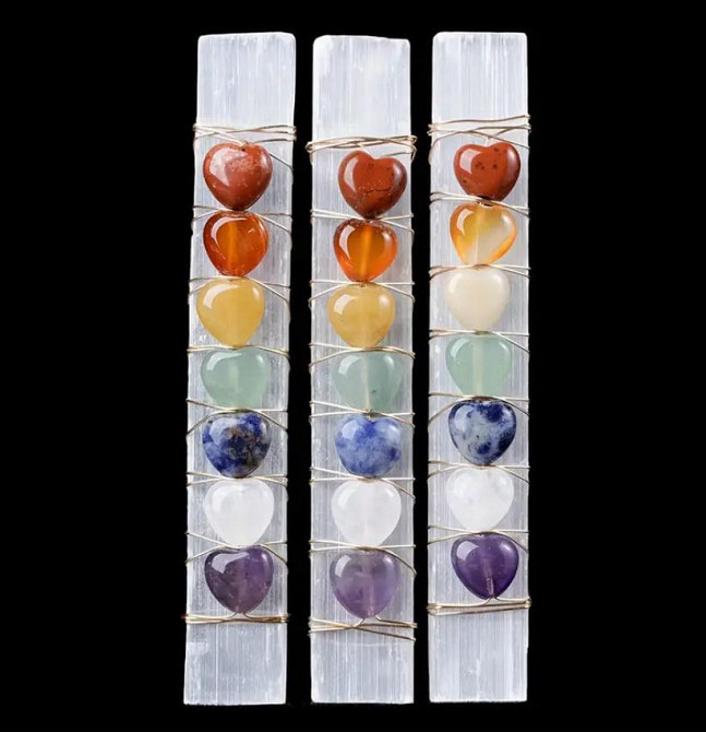 Палочка из натурального селенита 