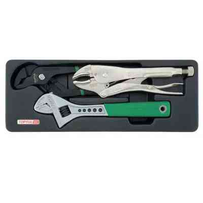 Набір інструментів Toptul шарнірно-губцевого 3 од. (у ложементі) (GBAT0301) Вінниця