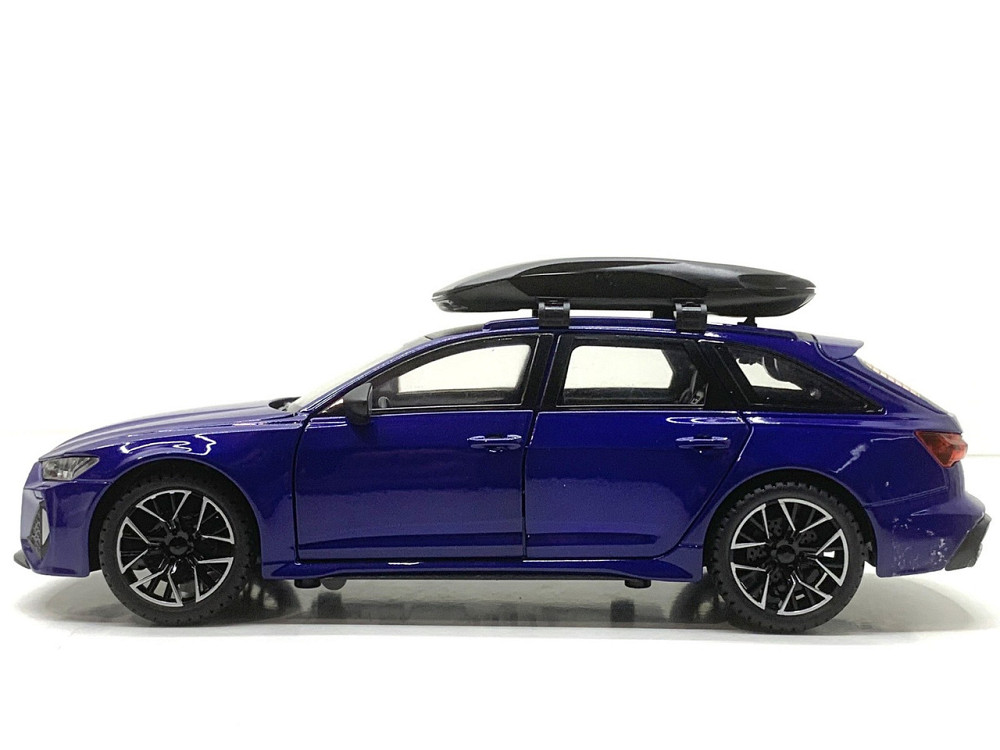 Машина Автосвіт Audi rs 6 інерційна відчиняються двері капот багажник 21см Синій (AP-2026) Чернігів - фото 2