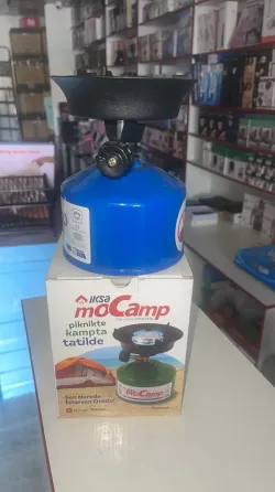 Газовая горелка-плита с пьезоподжигом Iksa MoCamp / Портативная походная горелка / Туристическая плита Коломия