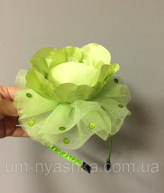 Салатовое нарядное платье на девочку Костюм Капусты Весна Фея Динь Динь, Лесная Фея Кривой Рог - изображение 3