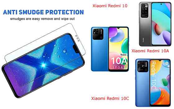 Защитное стекло NeoGlass для Xiaomi Redmi 10, 10A, 10C – ультрапрозрачное и устойчивое Киев
