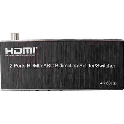 Разветвитель PowerPlant 2 Ports HDMI eARC (CA914906) Винница