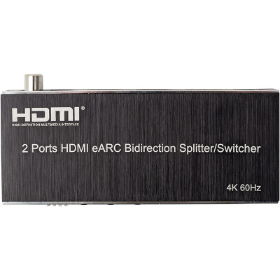 Розгалужувач PowerPlant 2 Ports HDMI eARC (CA914906) Вінниця - фото 1